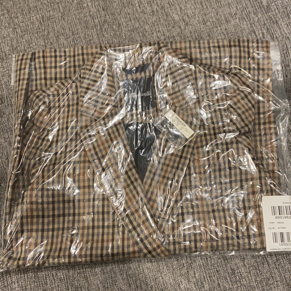 Madewell Dorset Blazer in Coster Plaid - Picture 4 of 8